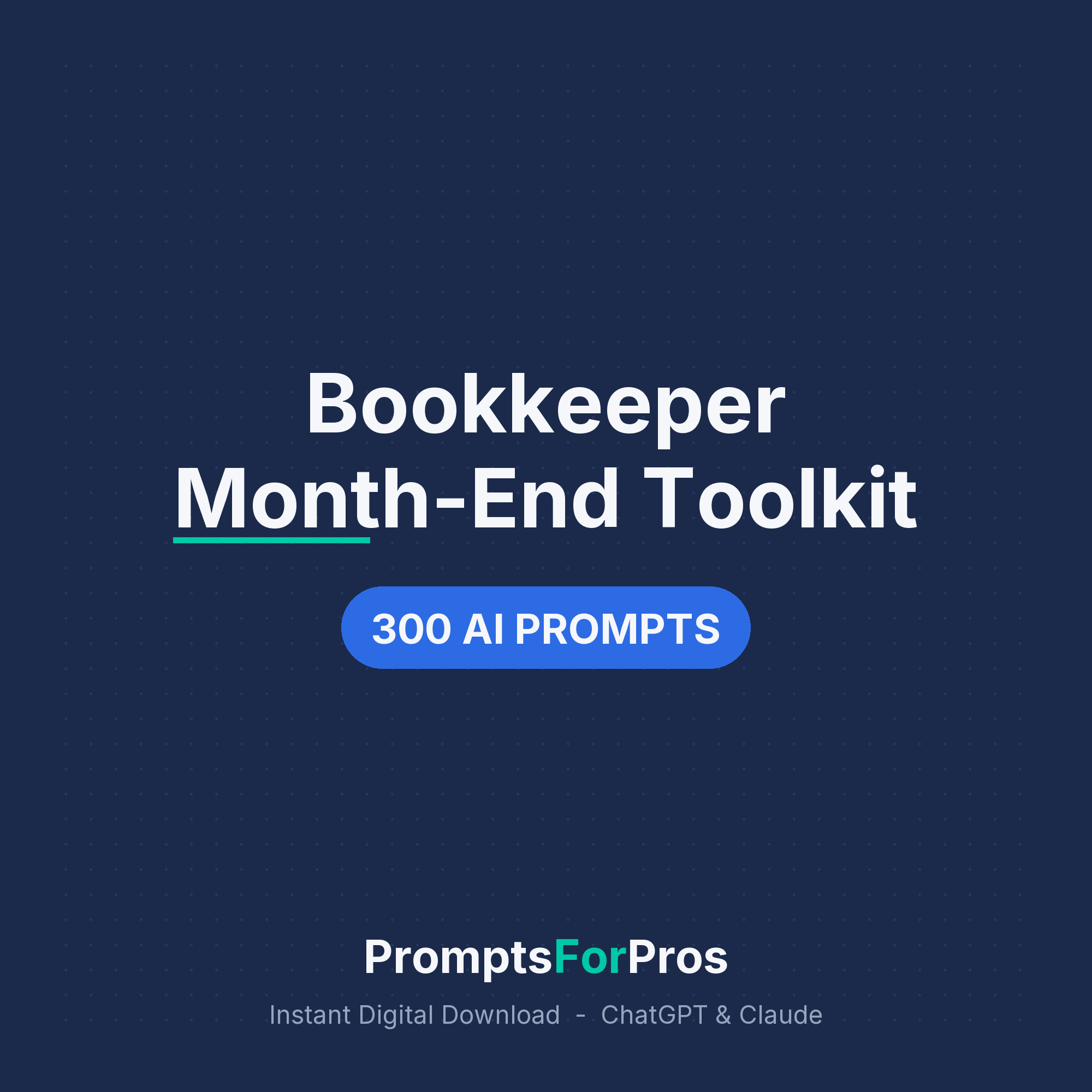 Independent Bookkeeper Month-End Toolkit cover
