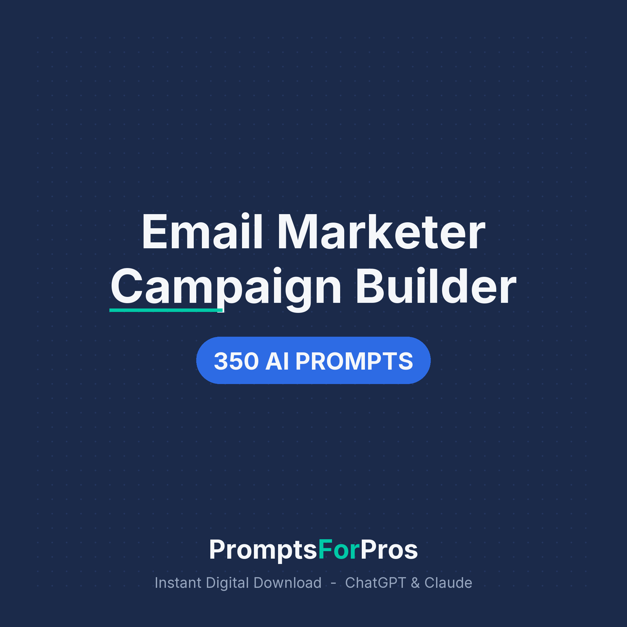 Email Marketer Campaign Builder Prompt Pack cover