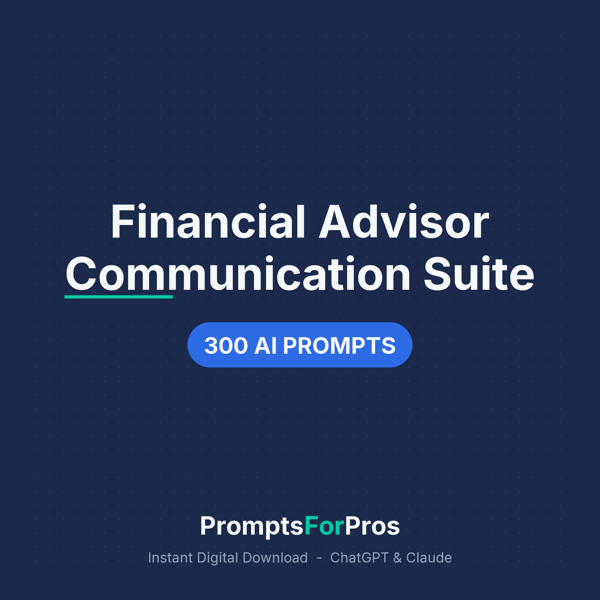 Financial Advisor Client Communication Suite cover