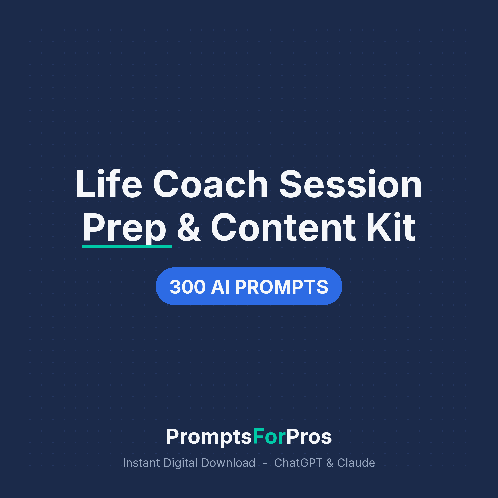 Life Coach Session Prep & Content Kit cover