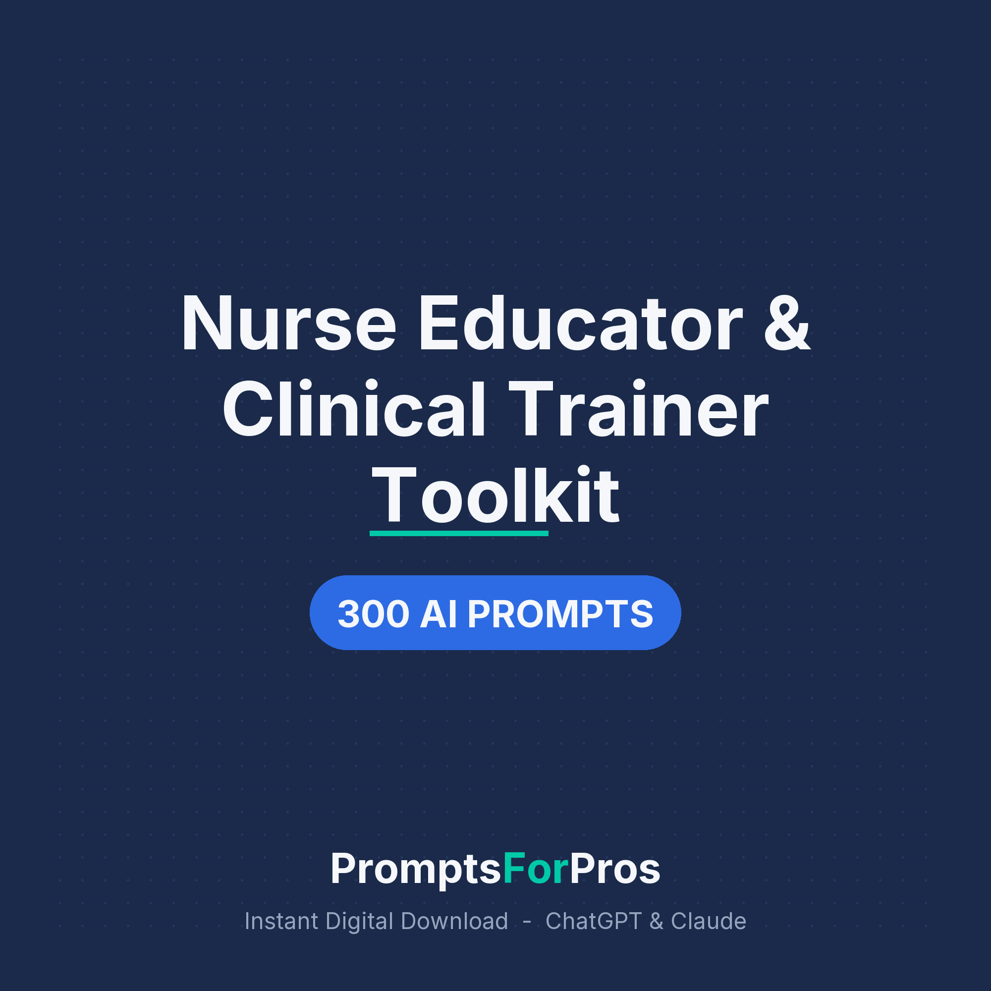 Nurse Educator & Clinical Trainer Toolkit cover