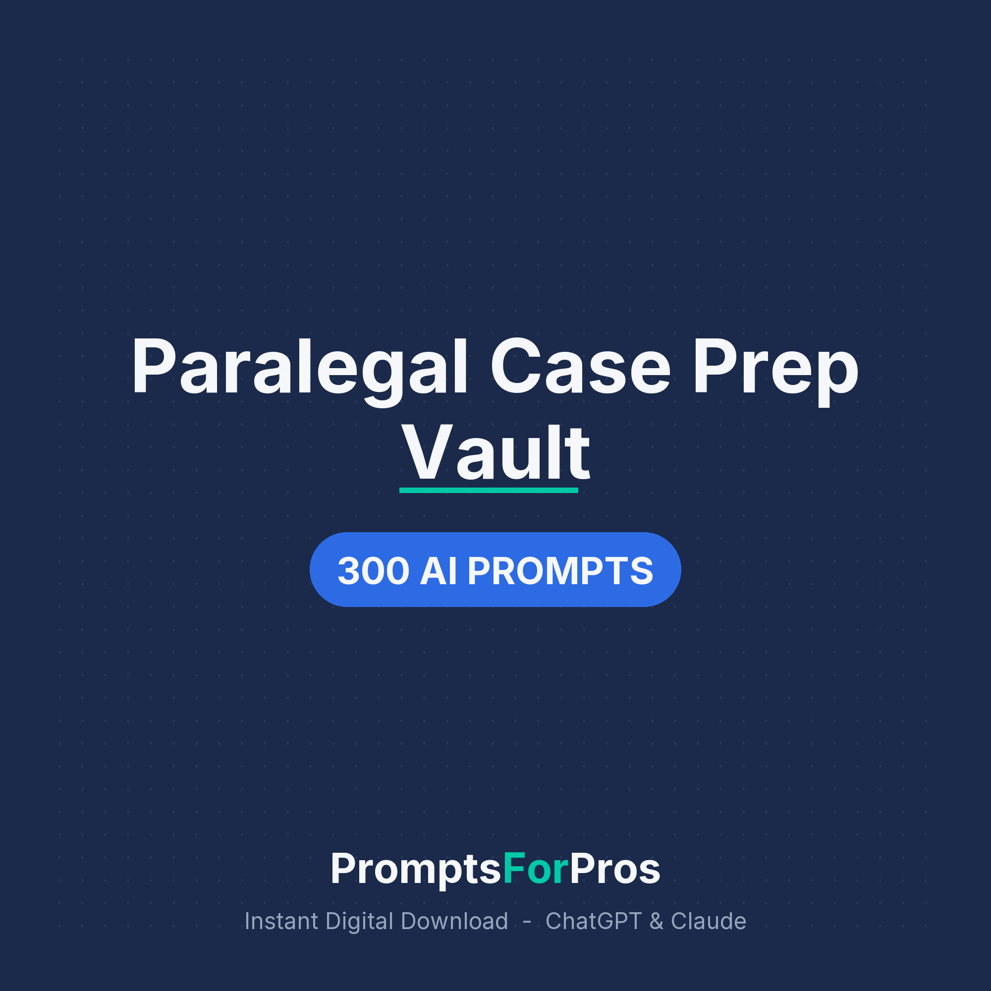 Paralegal Case Prep Vault cover