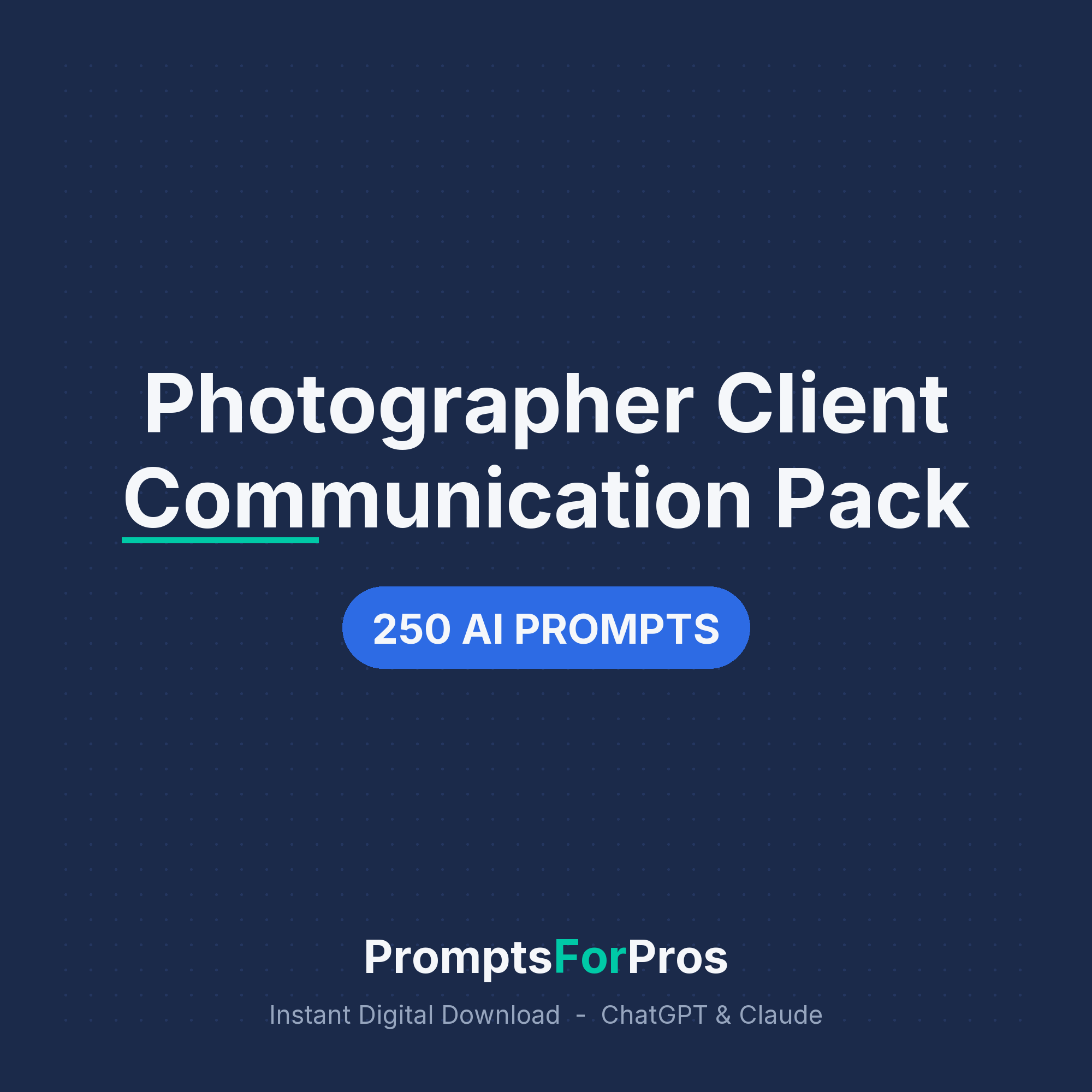 Freelance Photographer Client Communication Pack cover