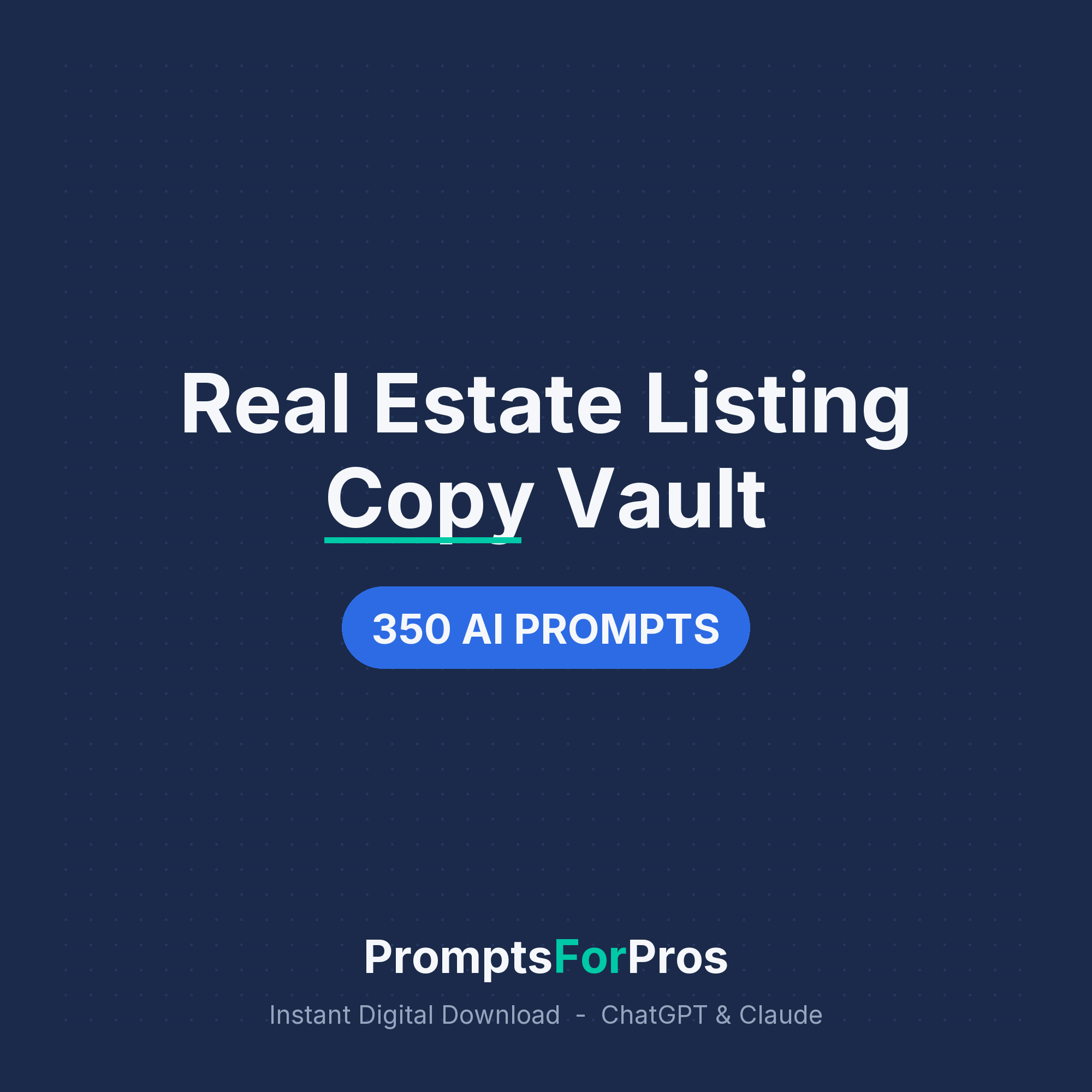 Real Estate Agent Listing Copy Vault cover