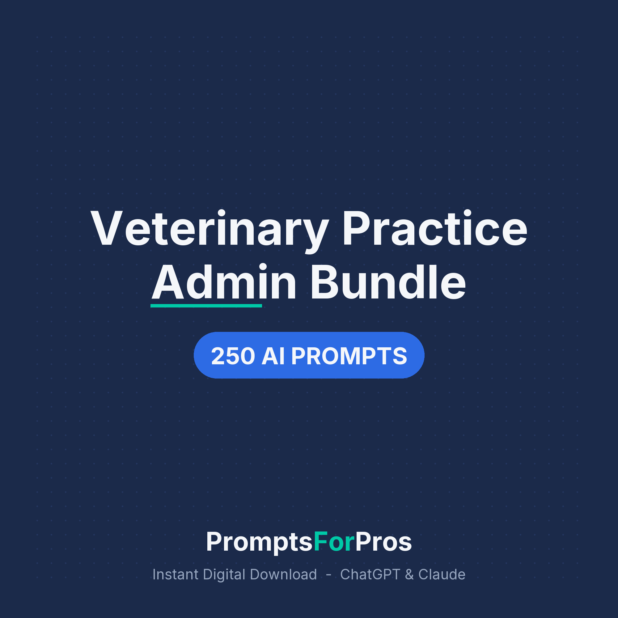 Veterinary Practice Admin Bundle cover